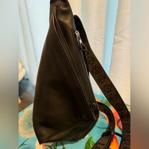 LOEWE Men's Anton Leather Sling Bag